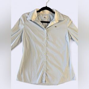 Lacoste Sky Blue Shirt with Iconic Logo